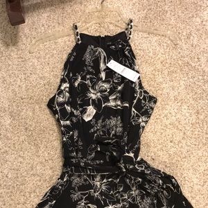 Black and white jumpsuit WHBM